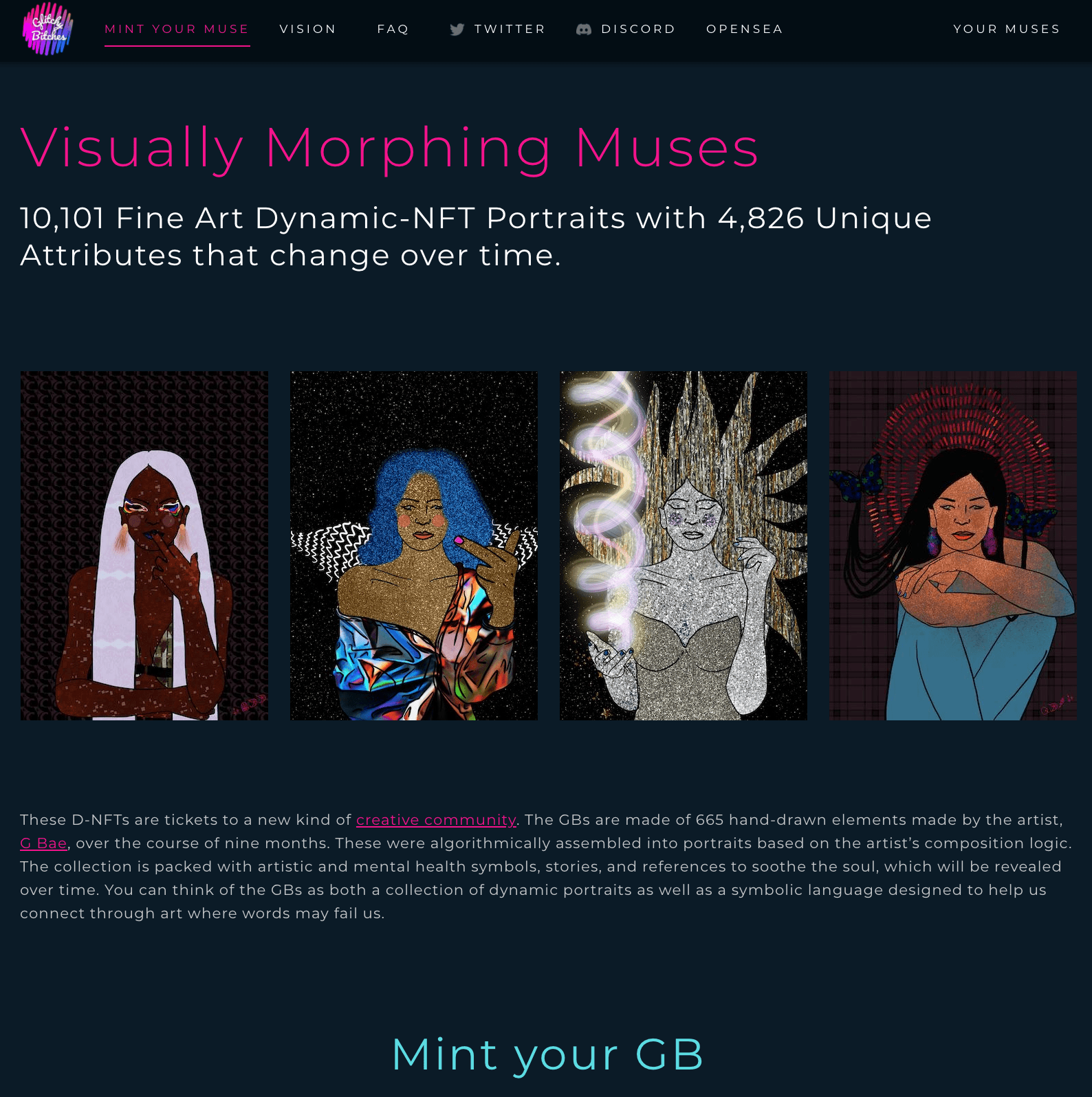 The GBs dynamic portrait collection