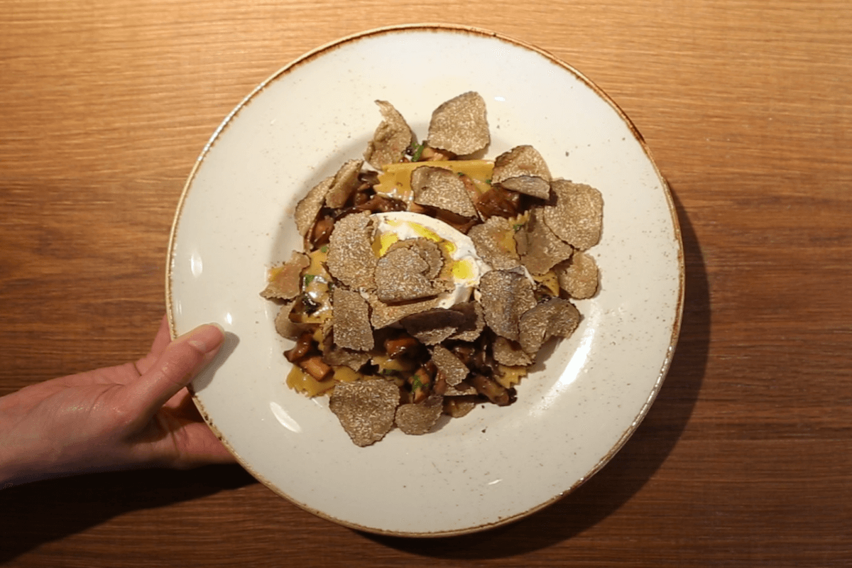 Plated dishes from the film series tastings