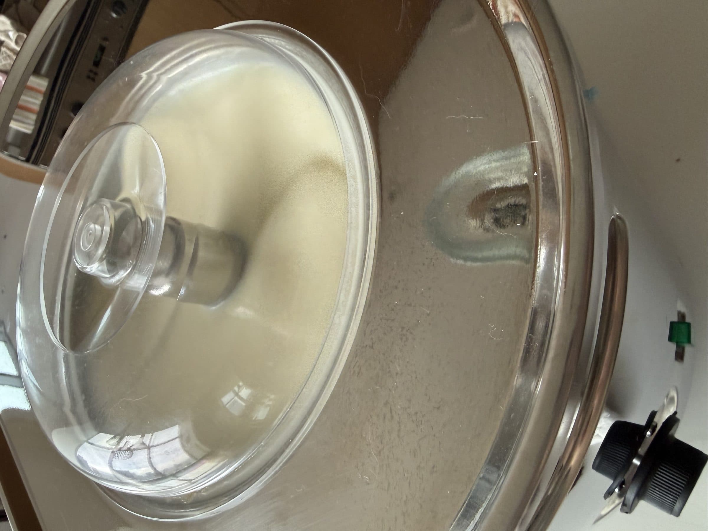 Churning custom gelato for the installation